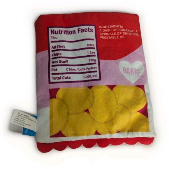 Bark Box All that And a Bag of Chips Squeaker Crinkle Small Dog Puppy Toy Funny - Picture 3 of 5